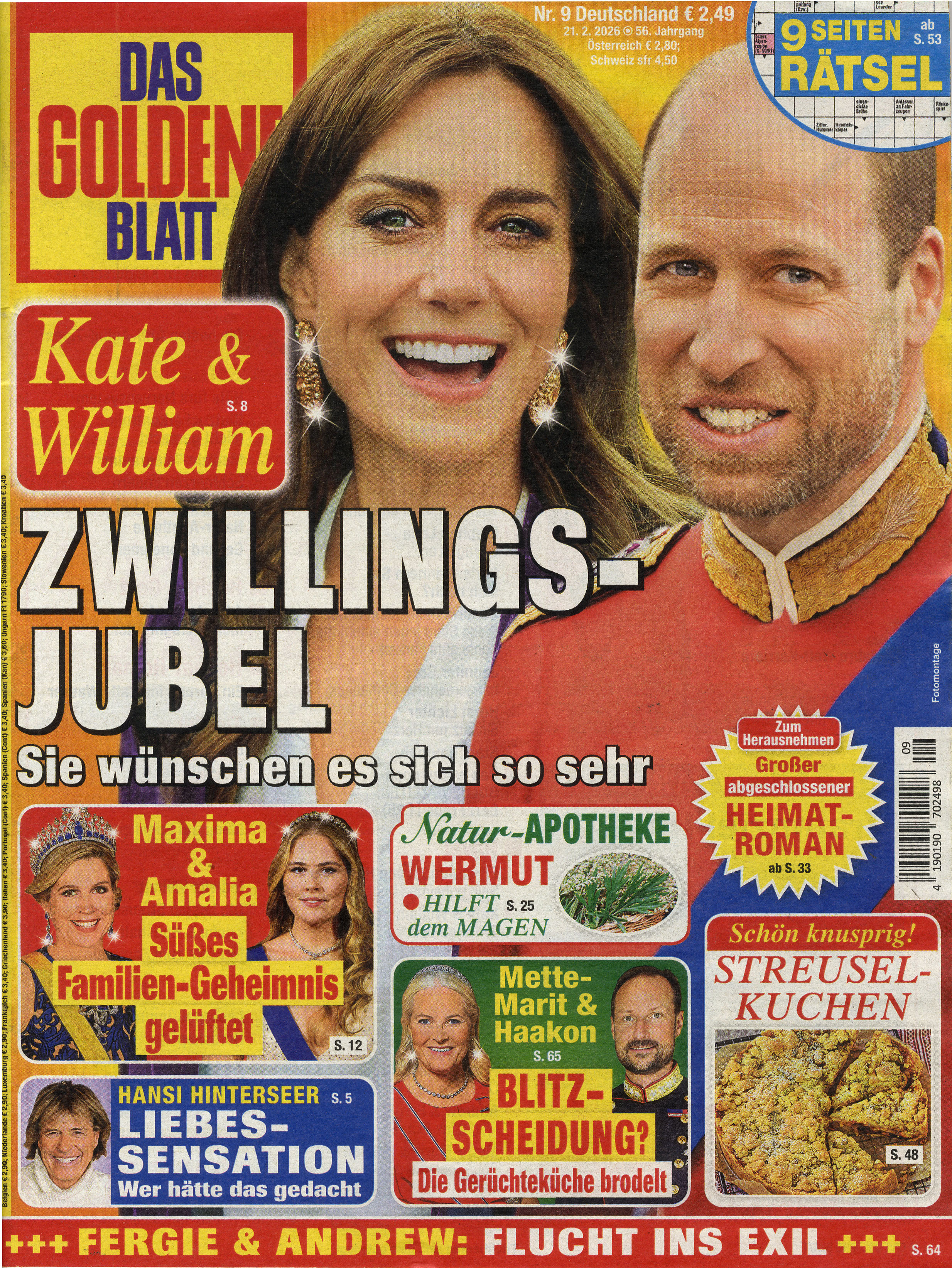 DAS GOLDENE BLATT-Wunschabo