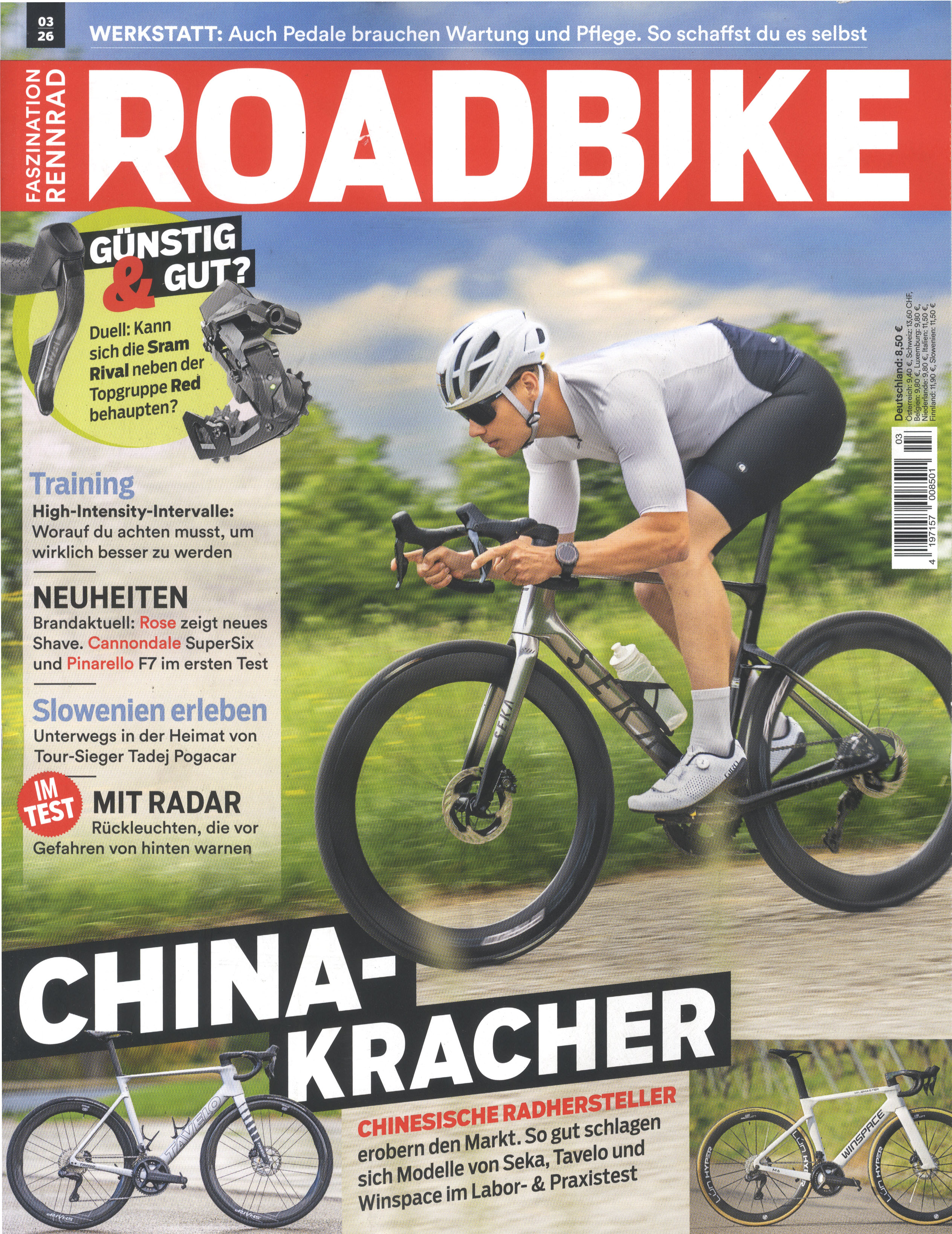 ROADBIKE -Halbjahresabo als Geschenk