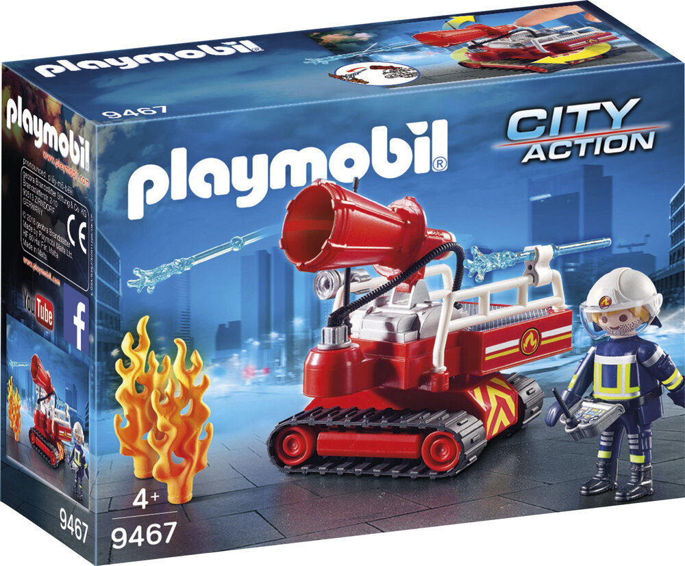 Playmobil Feuerwehr Löschroboter Box