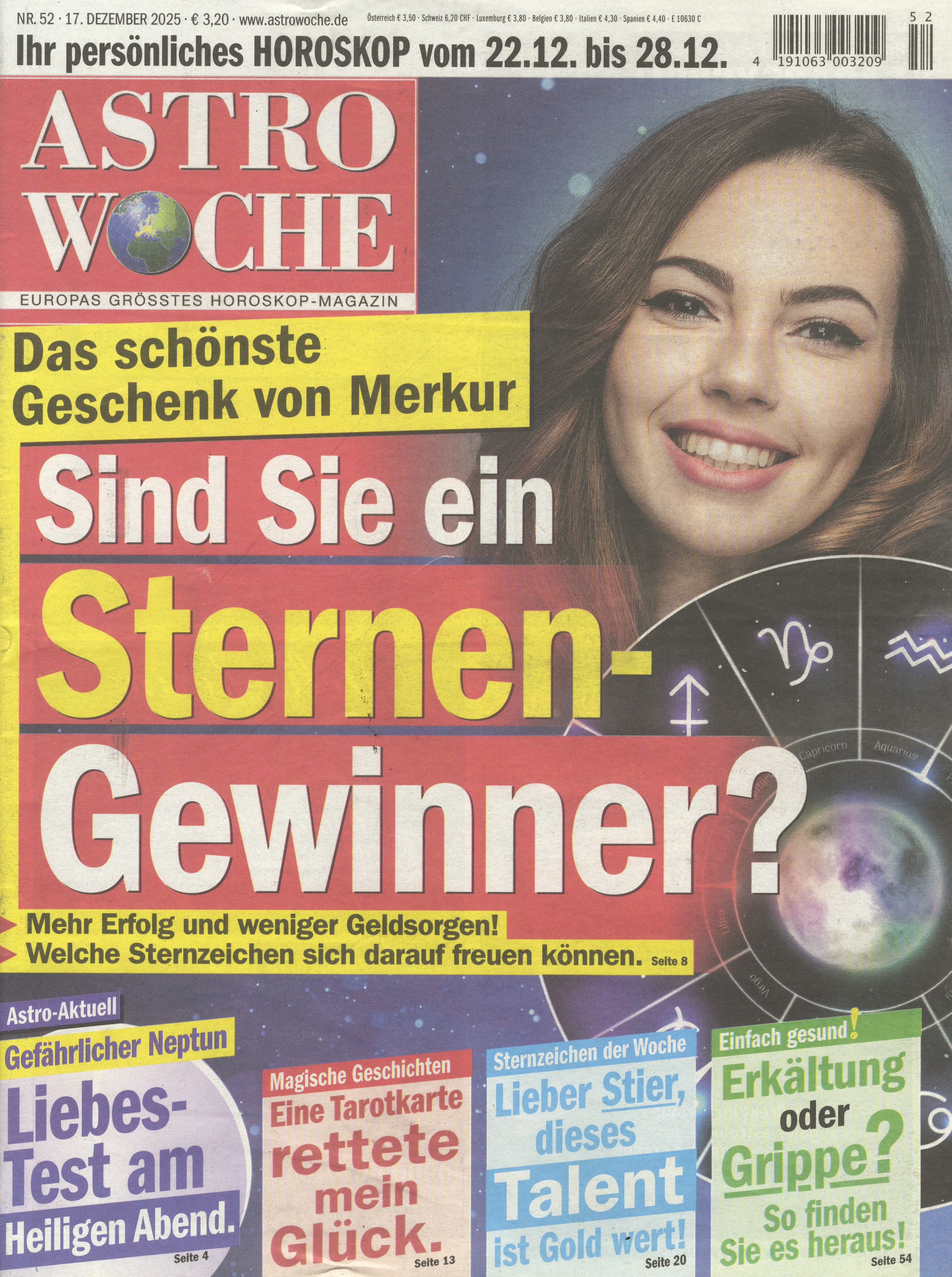 ASTROWOCHE -Halbjahresabo als Geschenk