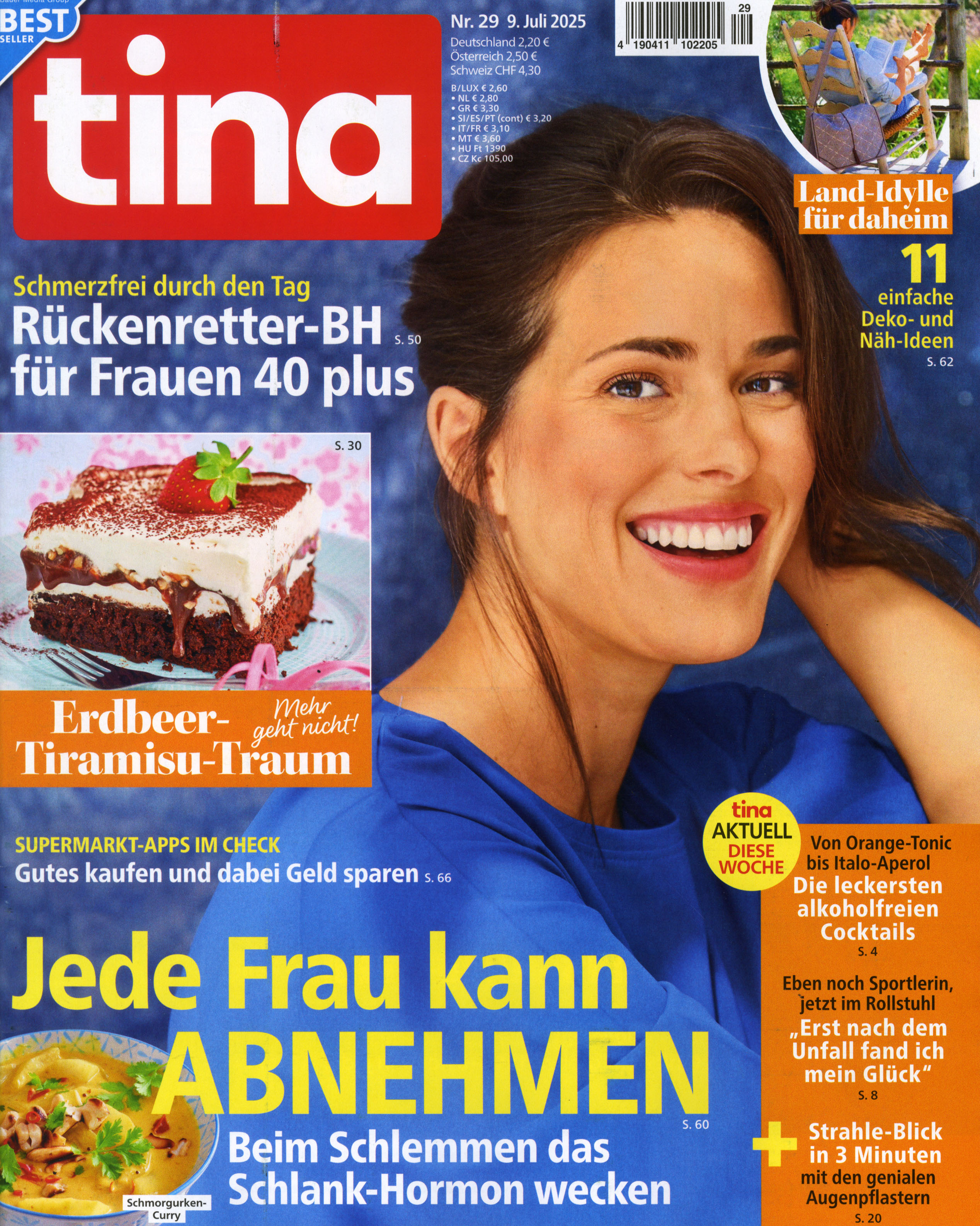 tina -Halbjahresabo als Geschenk