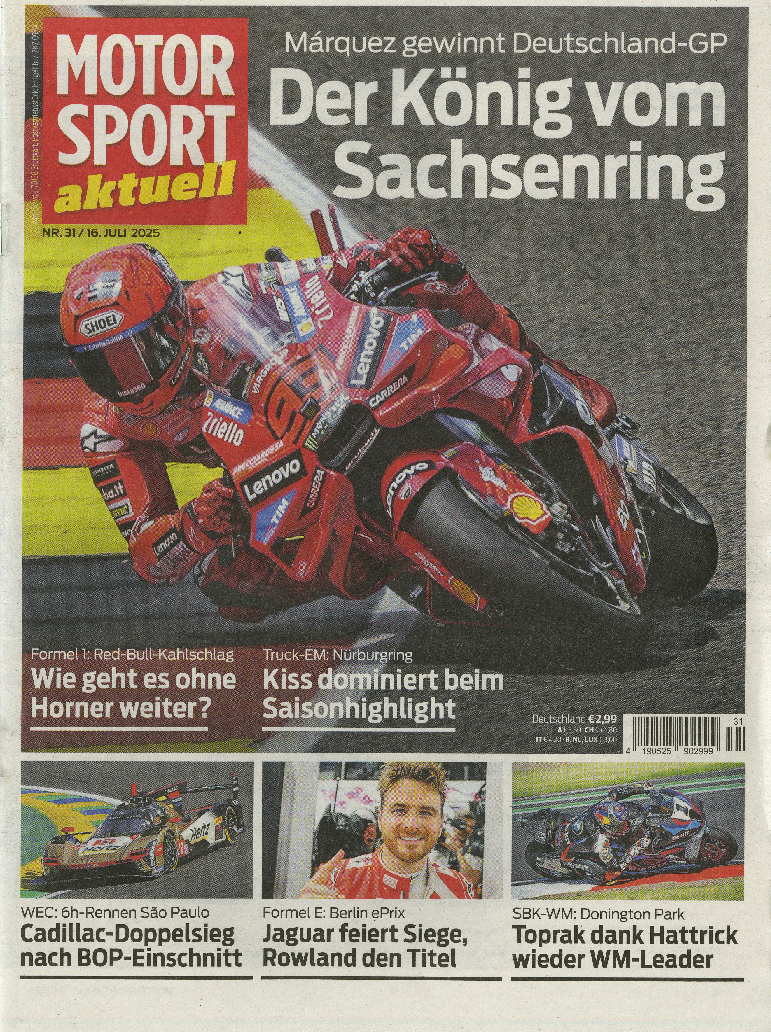 MOTORSPORT aktuell Wunschabo